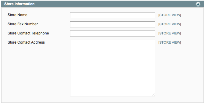 image of configuration group with fax number 